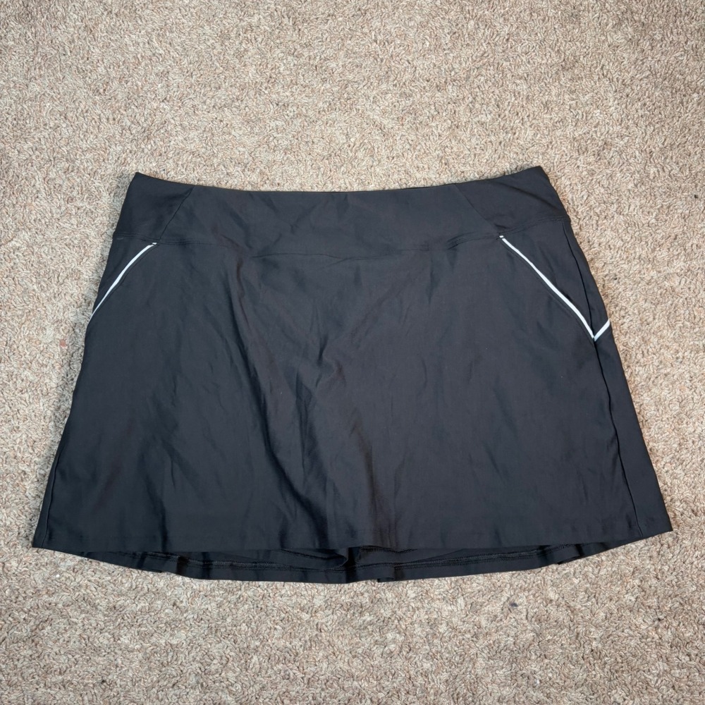 Under Armour Athletic Skort Golf Tennis Skirt Activewear Black XL‎